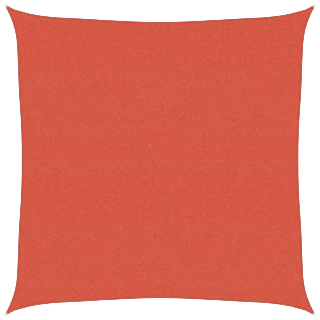 Sonnensegel 160 G/M² Terrakottarot 7X7 M Hdpe Terrakotta