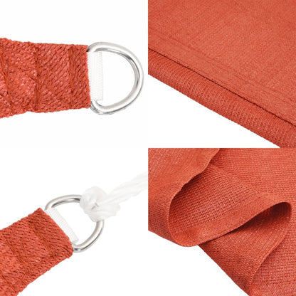Sonnensegel 160 G/M² Rot 2X3 M Hdpe Terrakotta