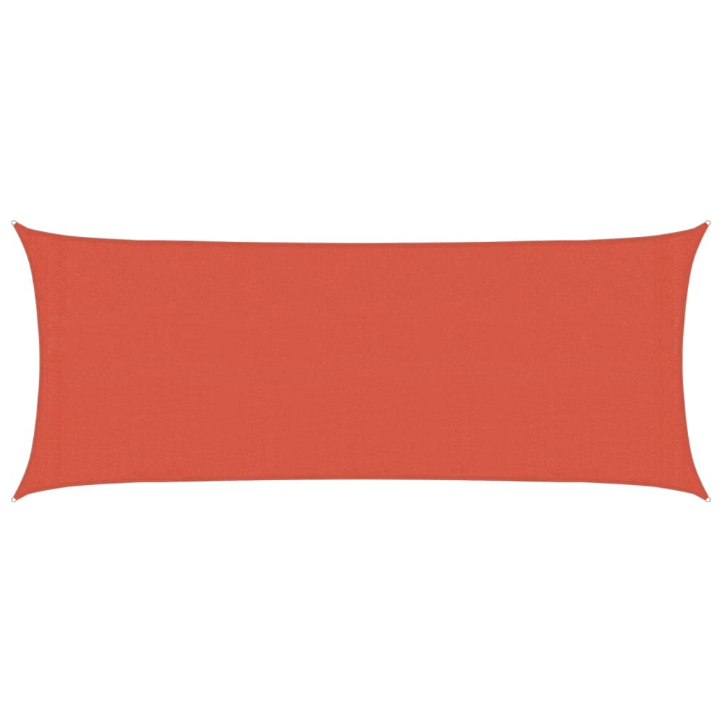 Sonnensegel 160 G/M² Rot 2X4,5 M Hdpe Terrakotta