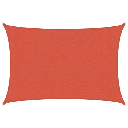 Sonnensegel 160 G/M² Rot 3X5 M Hdpe Terrakotta