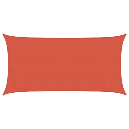 Sonnensegel 160 G/M² Rot 3X6 M Hdpe Terrakotta