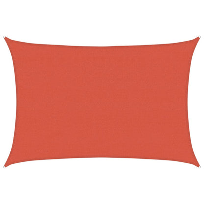 Sonnensegel 160 G/M² Rot 4X5 M Hdpe Terrakotta
