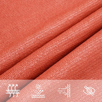 Sonnensegel 160 G/M² Rot 3/4X2 M Hdpe