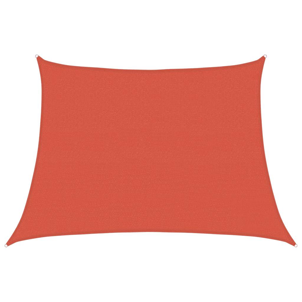 Sonnensegel 160 G/M² Trapezform Rot 4/5X3 M Hdpe