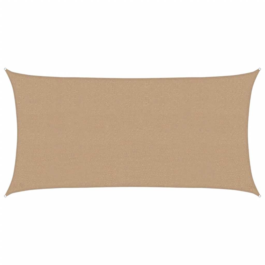 Sonnensegel 160 G/M² 2X4 M Hdpe Taupe