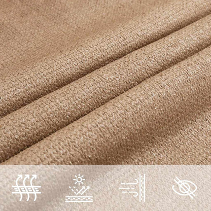 Sonnensegel 160 G/M² 2X5 M Hdpe Taupe