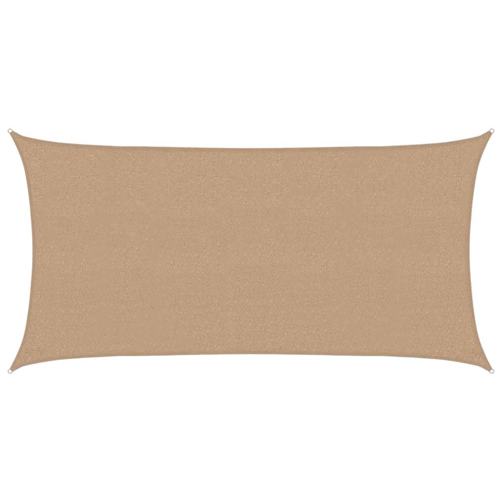 Sonnensegel 160 G/M² 2,5X5 M Hdpe Taupe