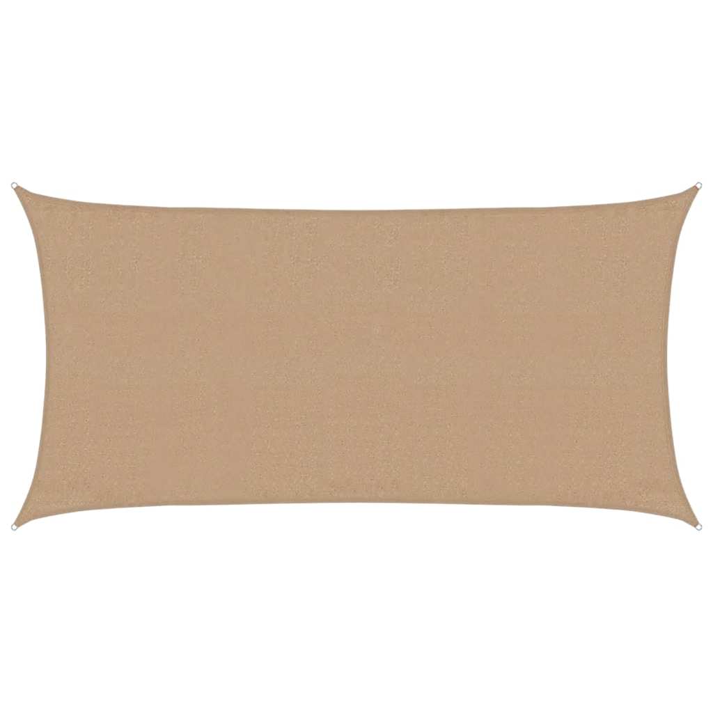 Sonnensegel 160 G/M² 3X6 M Hdpe Taupe