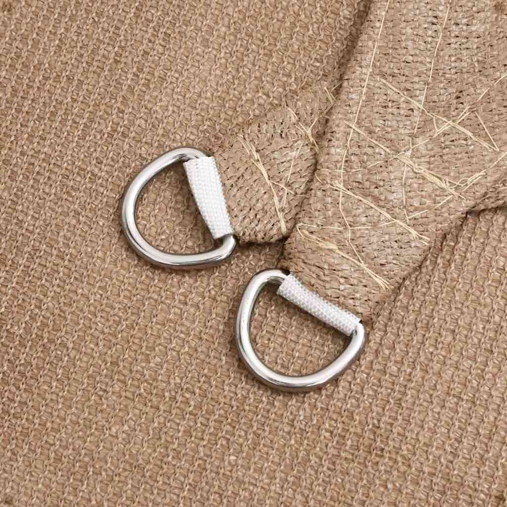Sonnensegel 160 G/M² 4X6 M Hdpe Taupe