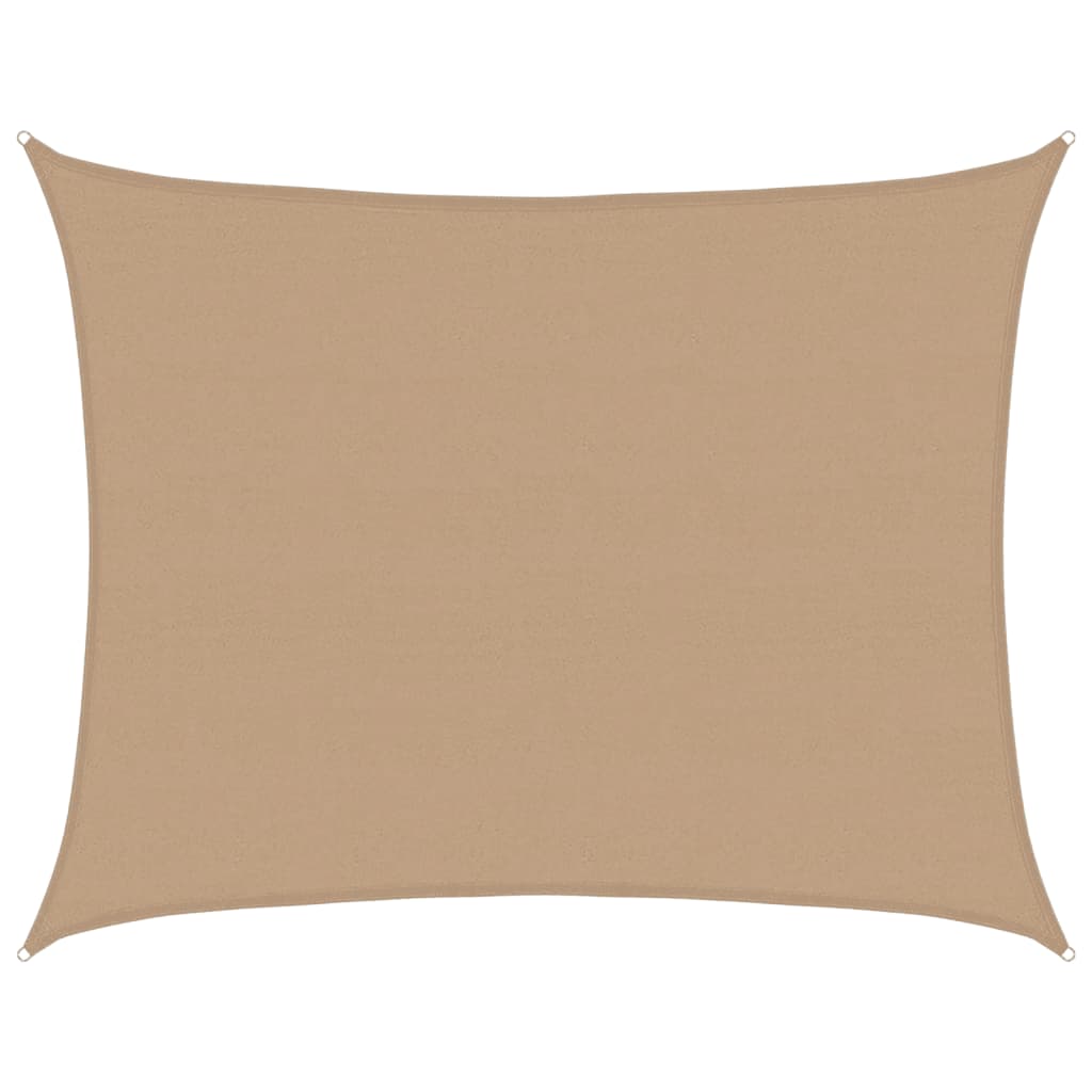 Sonnensegel 160 G/M² 6X8 M Hdpe Taupe