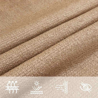 Sonnensegel 160 G/M² 5X6X6 M Hdpe Taupe