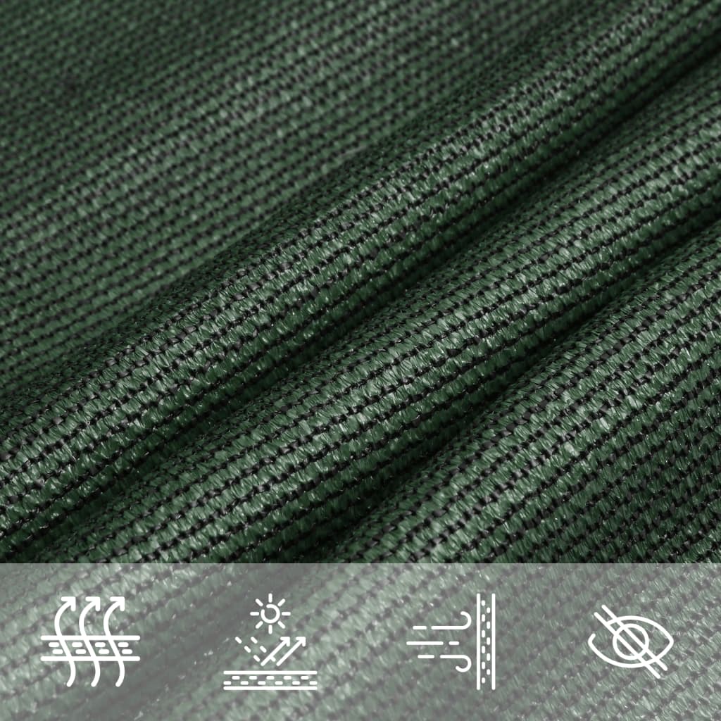 Sonnensegel 160 G/M² 2X3 M Hdpe Dunkelgrün