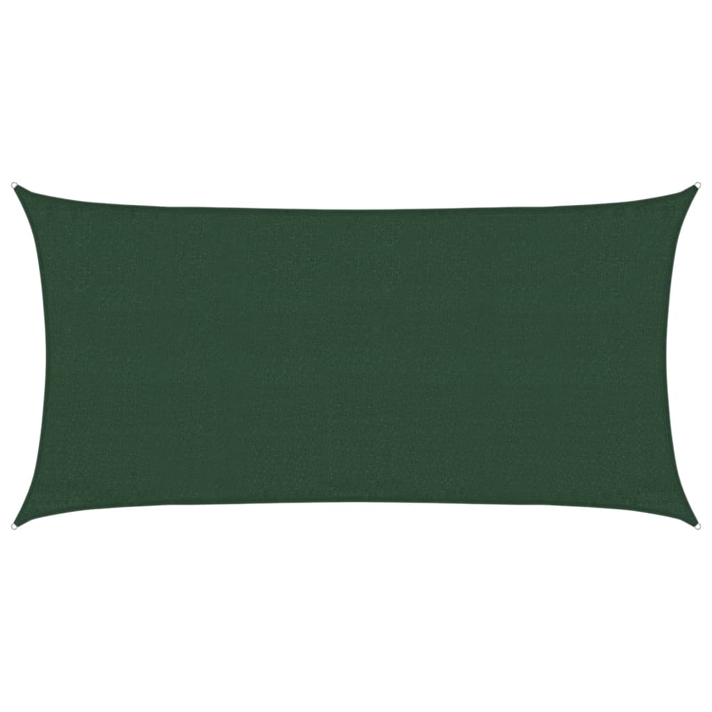 Sonnensegel 160 G/M² 3X6 M Hdpe Dunkelgrün