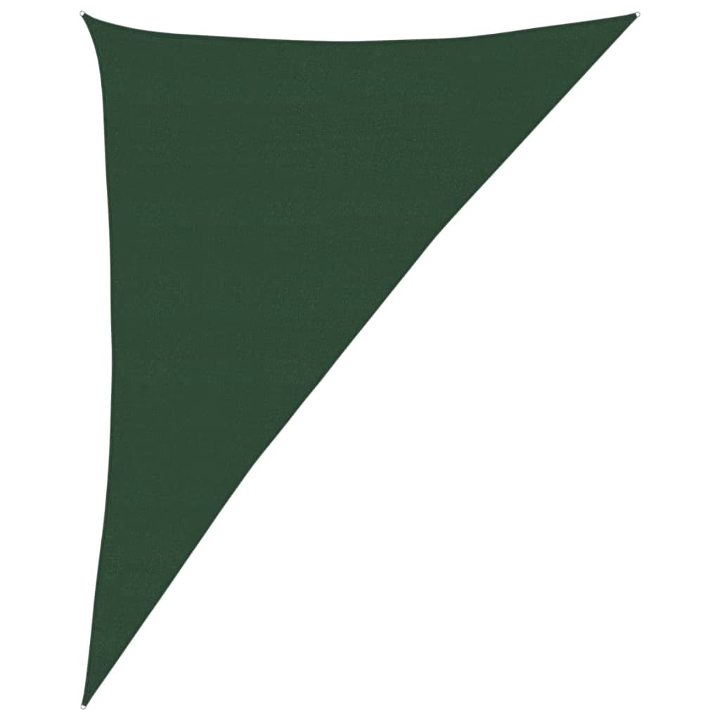 Sonnensegel 160 G/M² Dunkelgrün 4X5X6,8 M Hdpe Dunkelgrün