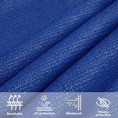Sonnensegel 160 G/M² Quadratisch Hdpe Blau
