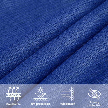 Sonnensegel 160 G/M² Quadratisch 7X7 M Hdpe Blau