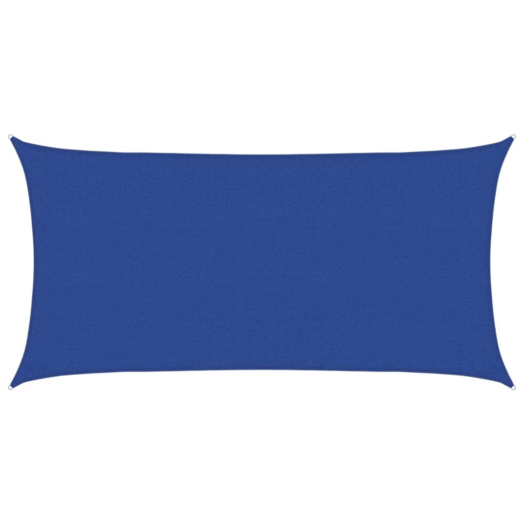 Sonnensegel 160 G/M² Rechteckig 2,5X5 M Hdpe Blau