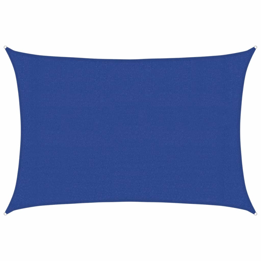 Sonnensegel 160 G/M² Rechteckig Blau 3X4,5 M Hdpe Blau