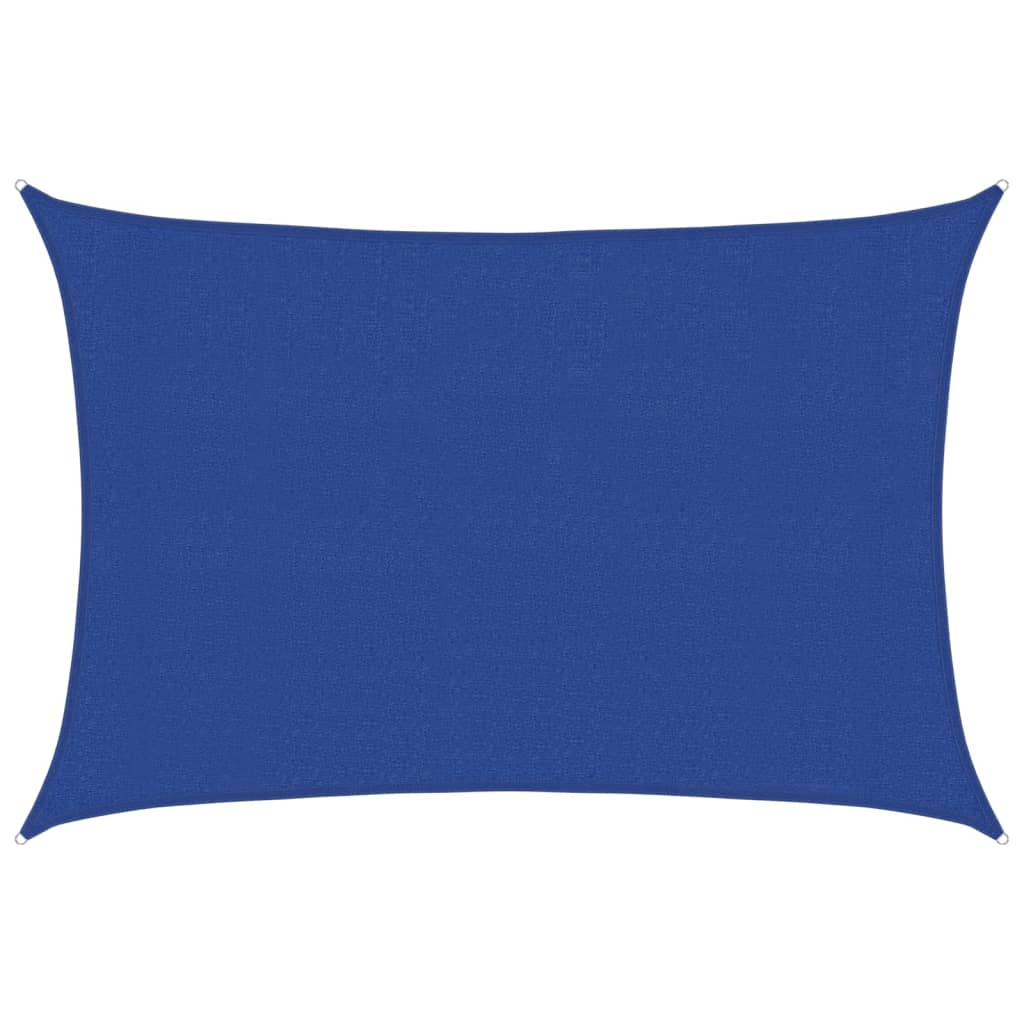 Sonnensegel 160 G/M² Rechteckig 3X5 M Hdpe Blau