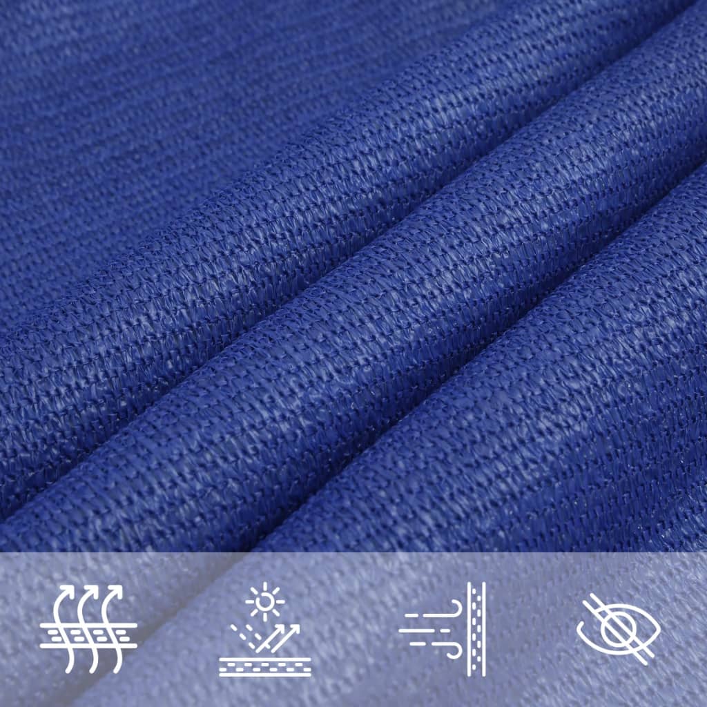 Sonnensegel 160 G/M² Rechteckig 3X5 M Hdpe Blau