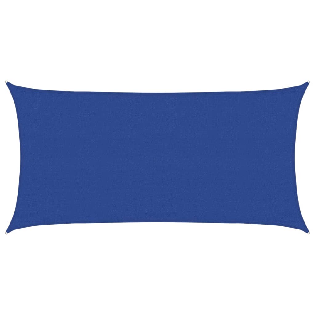 Sonnensegel 160 G/M² Rechteckig 3X6 M Hdpe Blau