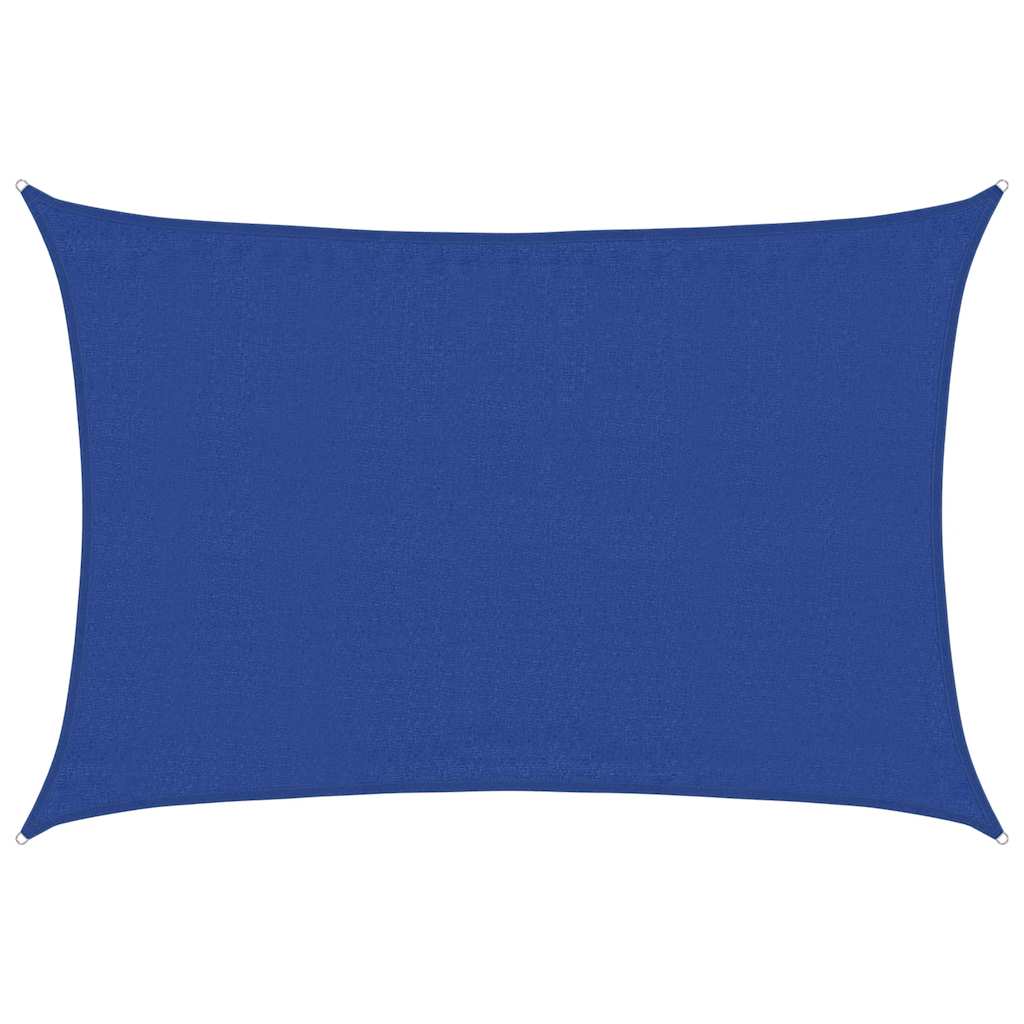Sonnensegel 160 G/M² Rechteckig 3,5X4,5 M Hdpe Blau