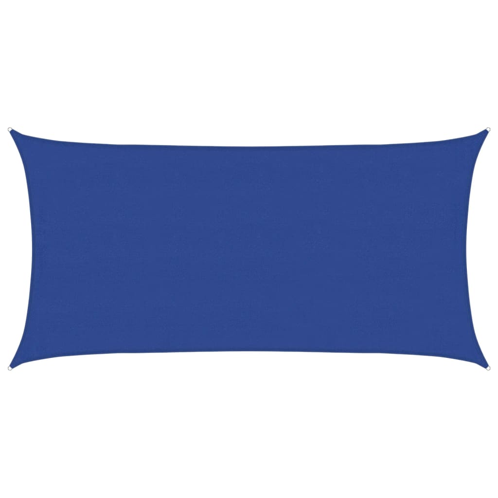 Sonnensegel 160 G/M² Rechteckig Hdpe Blau