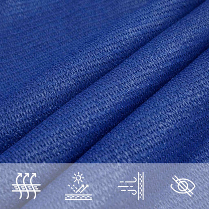 Sonnensegel 160 G/M² Rechteckig Hdpe Blau