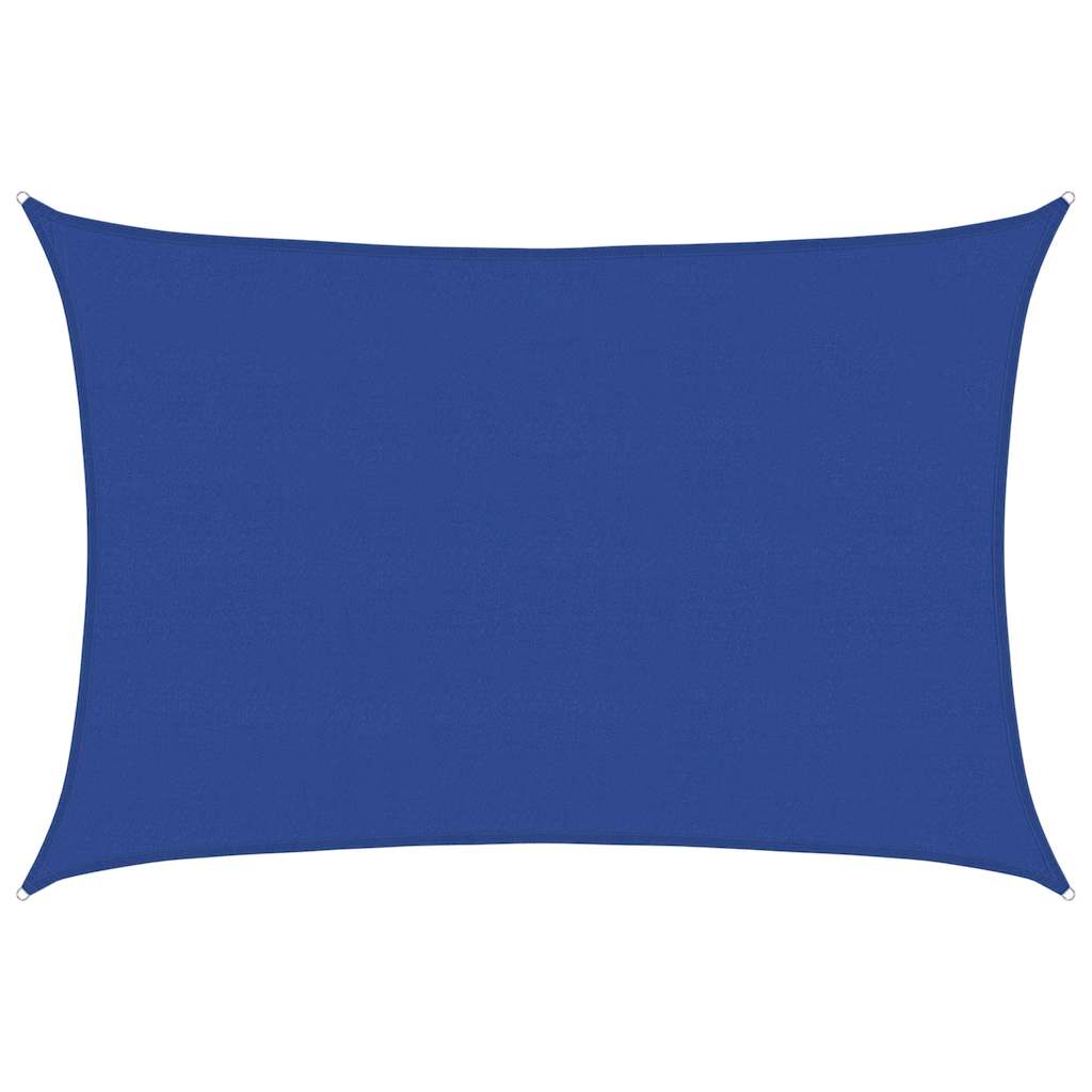 Sonnensegel 160 G/M² Rechteckig Blau 5X6 M Hdpe Blau