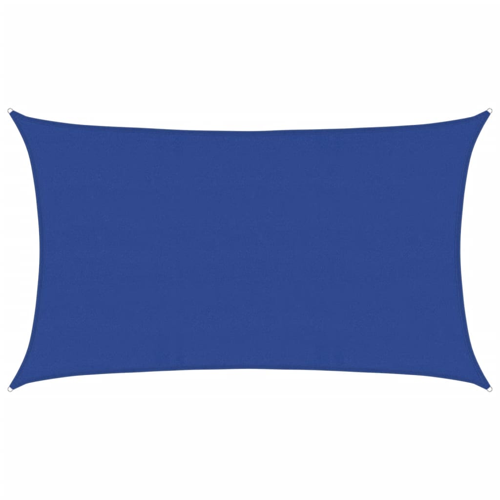 Sonnensegel 160 G/M² Rechteckig Blau 5X8 M Hdpe Anthrazit