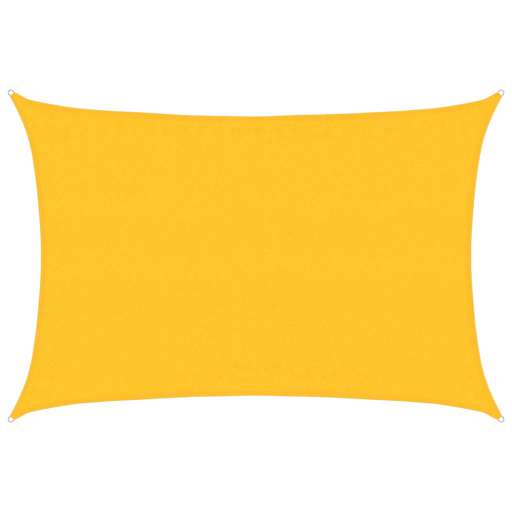 Sonnensegel 160 G/M² Rechteckig 3,5X5 M Hdpe Gelb