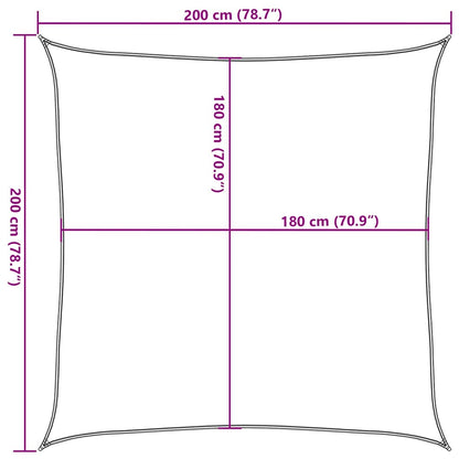 Sonnensegel 160 G/M² Hdpe Rot