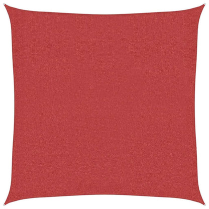 Sonnensegel 160 G/M² Rot 3,6X3,6 M Hdpe Blau
