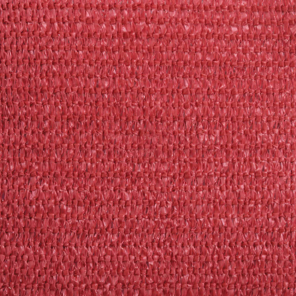 Sonnensegel 160 G/M² Rot 4,5X4,5 M Hdpe Dunkelbraun