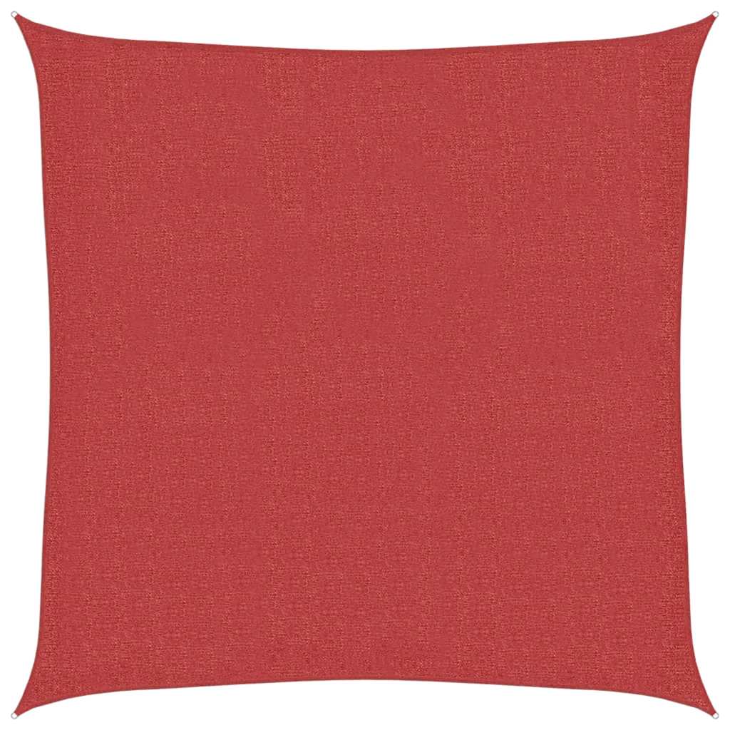 Sonnensegel 160 G/M² 7X7 M Hdpe Rot