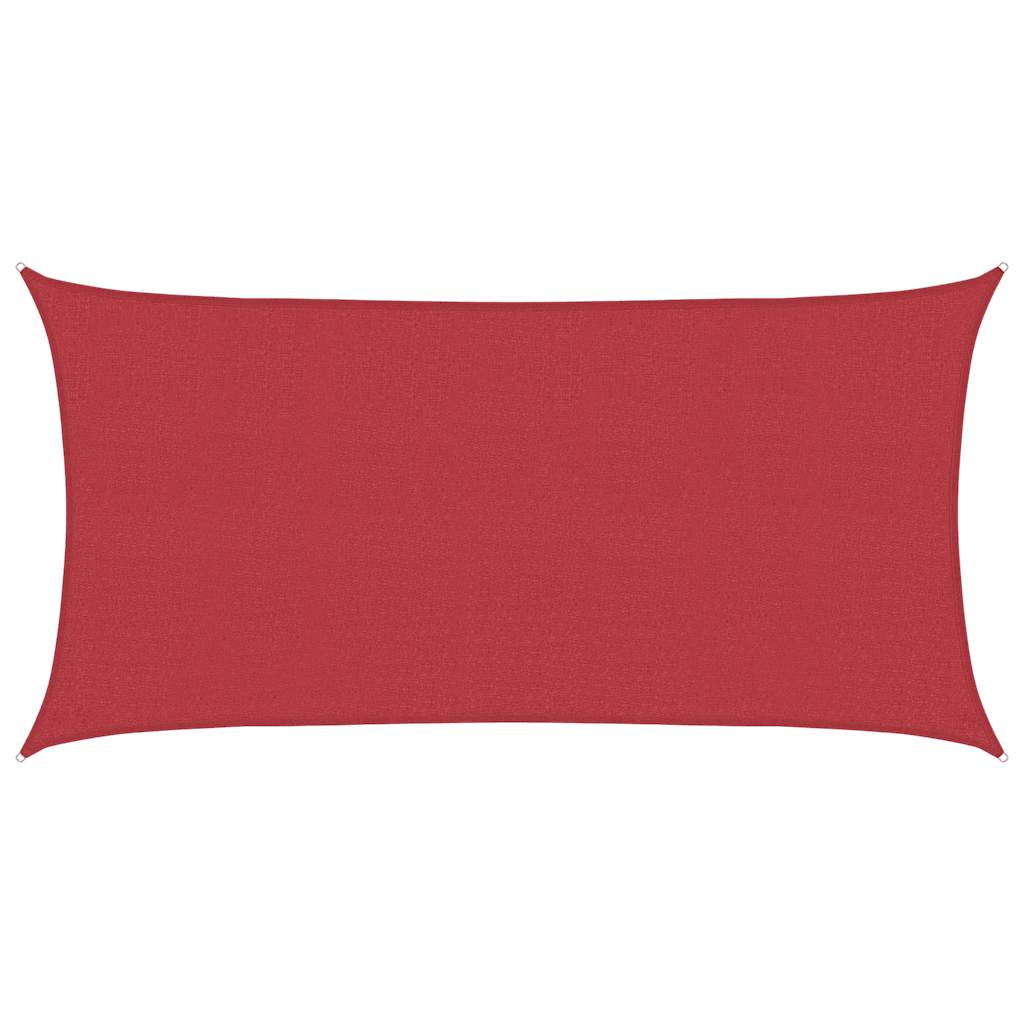 Sonnensegel 160 G/M² Rot 2X3,5 M Hdpe Taupe