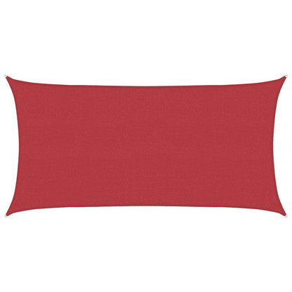 Sonnensegel 160 G/M² Rot 2X3,5 M Hdpe Taupe