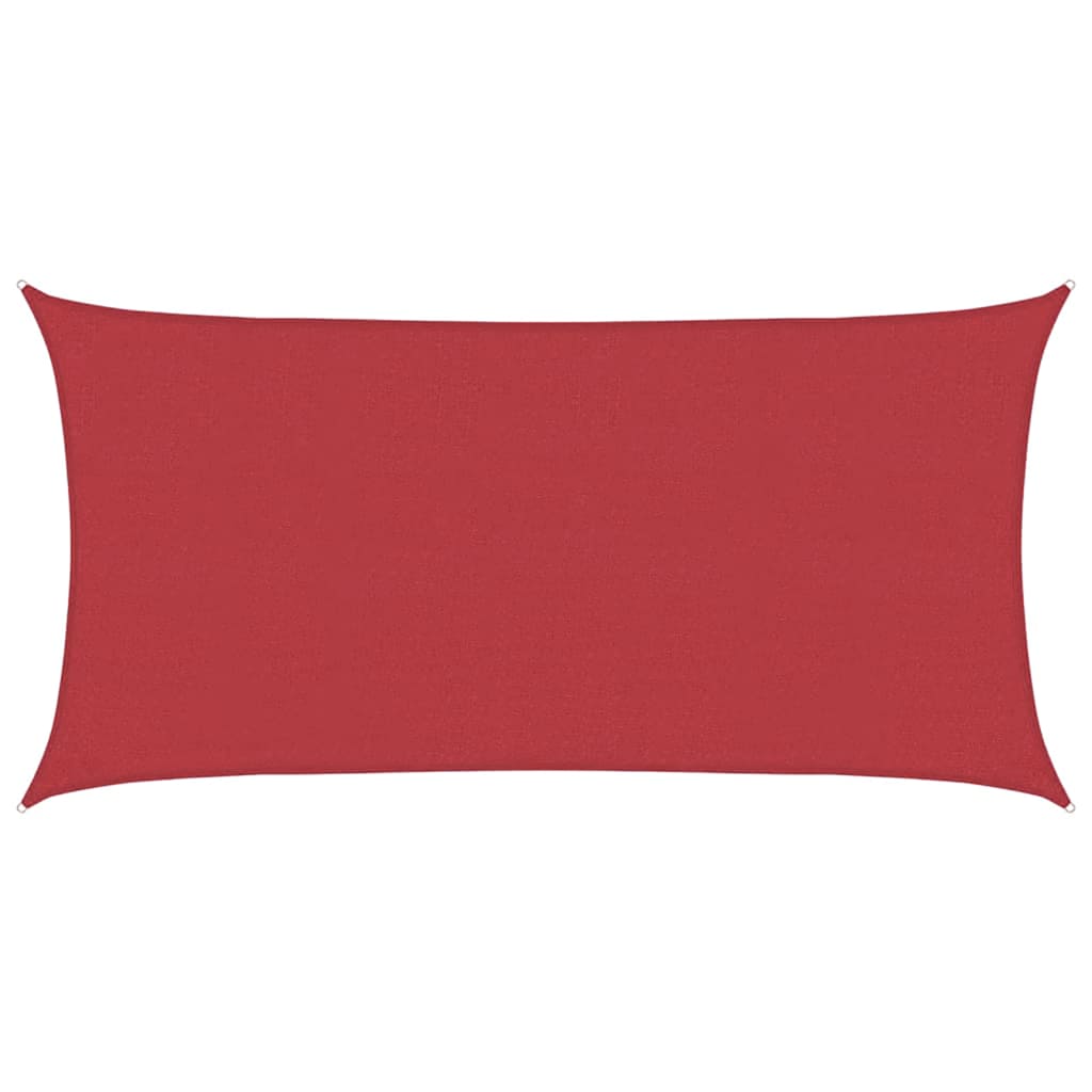 Sonnensegel 160 G/M² 2X4 M Hdpe Rot