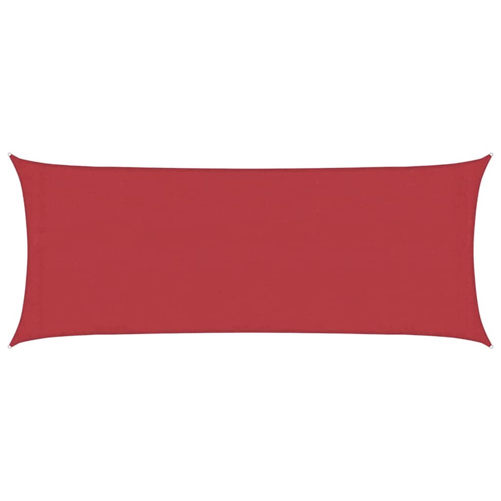 Sonnensegel 160 G/M² 2X5 M Hdpe Rot