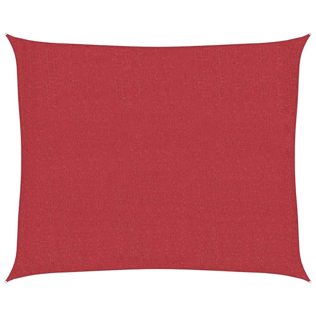 Sonnensegel 160 G/M² 2,5X3 M Hdpe Rot