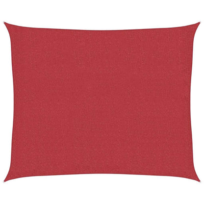 Sonnensegel 160 G/M² 2,5X3 M Hdpe Rot