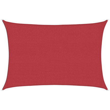 Sonnensegel 160 G/M² 2,5X4 M Hdpe Rot