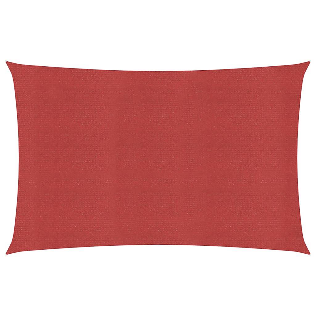 Sonnensegel 160 G/M² Rot 2,5X4,5 M Hdpe Rot