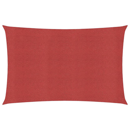 Sonnensegel 160 G/M² Rot 2,5X4,5 M Hdpe Rot