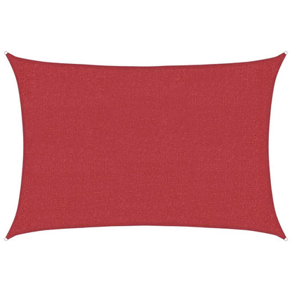 Sonnensegel 160 G/M² 3X4,5 M Hdpe Rot