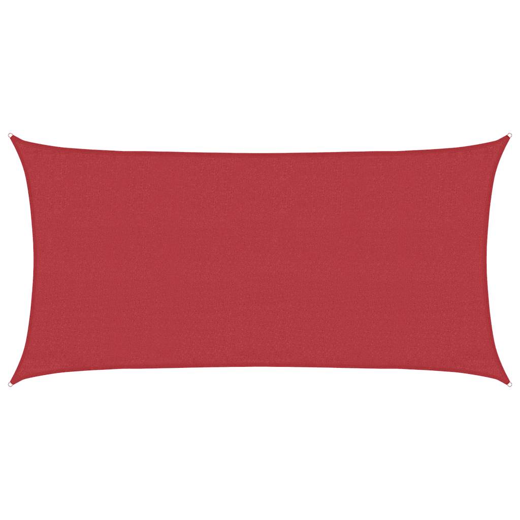 Sonnensegel 160 G/M² 3X6 M Hdpe Rot