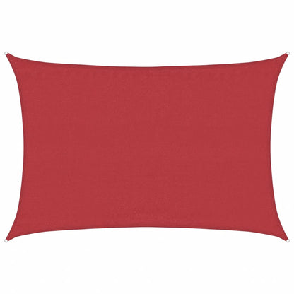 Sonnensegel 160 G/M² 3,5X5 M Hdpe Rot