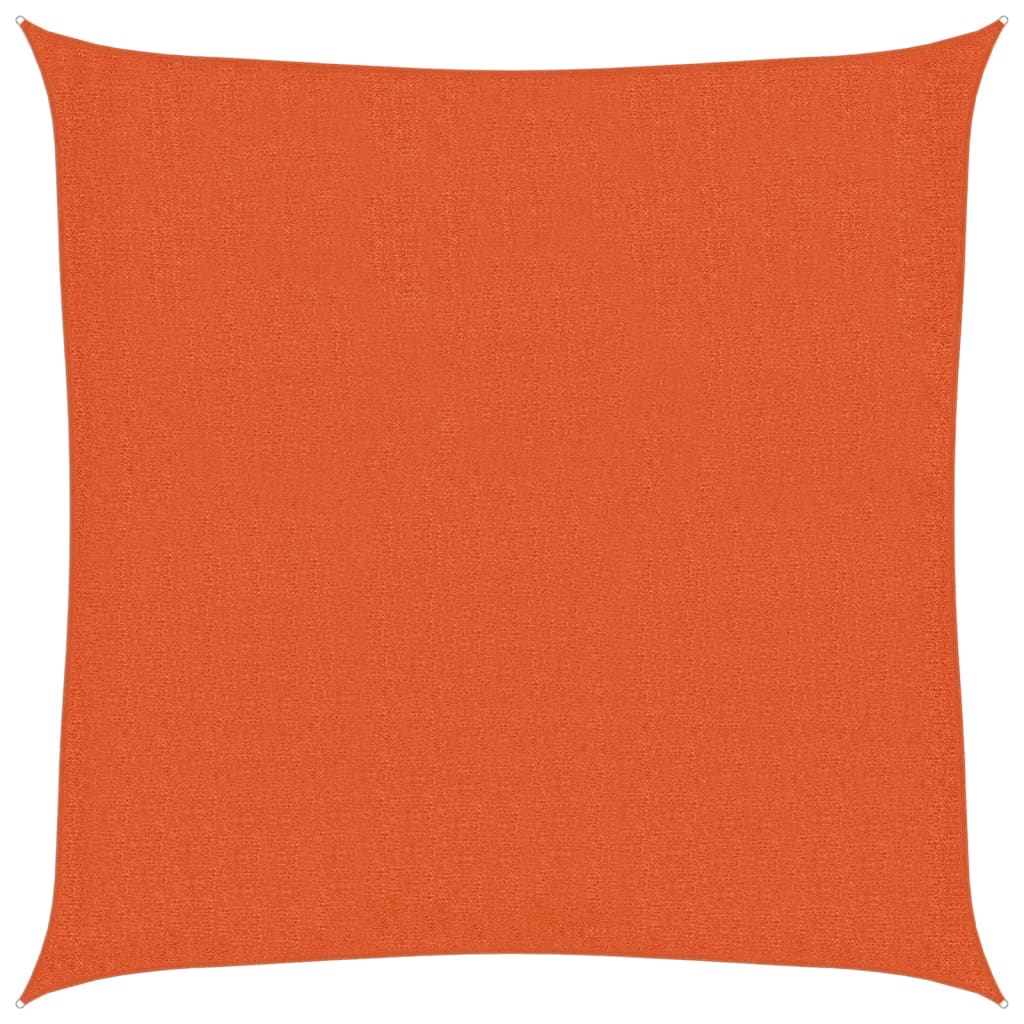 Sonnensegel 160 G/M² 3,6X3,6 M Hdpe Orange