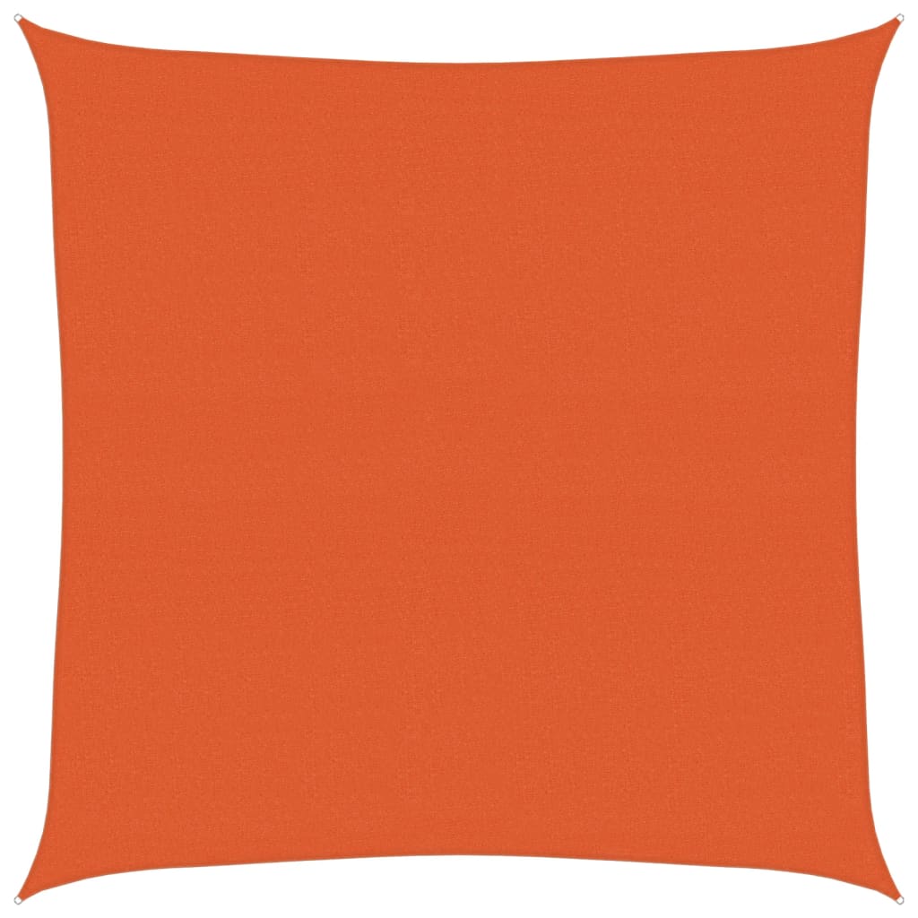 Sonnensegel 160 G/M² Quadratisch 4X4 M Hdpe Orange