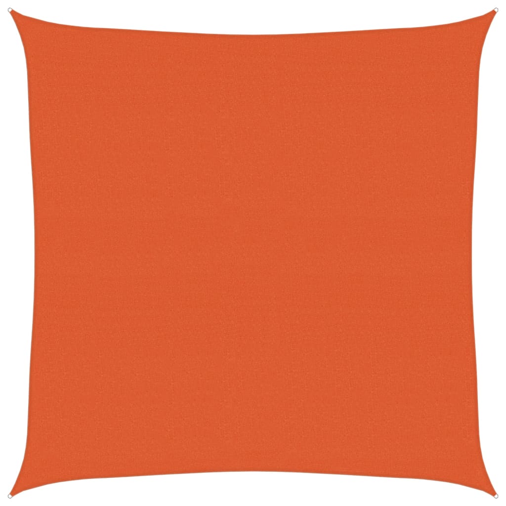 Sonnensegel 160 G/M² Quadratisch 7X7 M Hdpe Orange